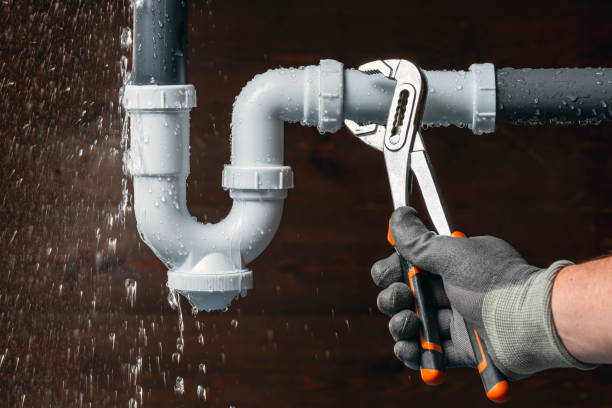 Professional Drain Cleaning technician working in New Munich, MN